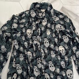 Fun & Flirt long sleeve skeleton blouse